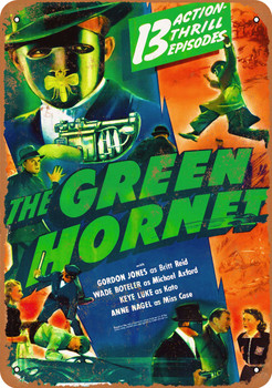 1939 Green Hornet Movie - Metal Sign