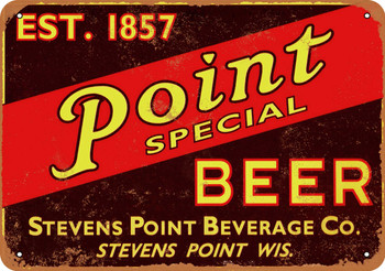 Point Beer - Metal Sign
