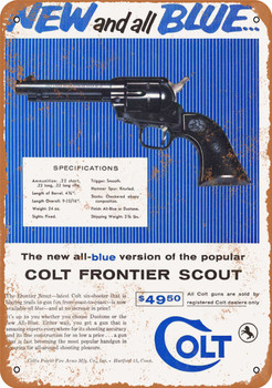 1958 Colt Frontier Scout - Metal Sign