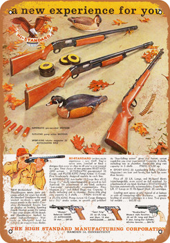 1960 Hi-Standard Firearms - Metal Sign
