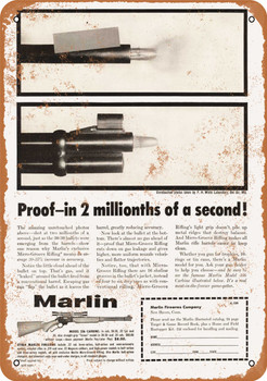 1959 Marlin Carbine - Metal Sign