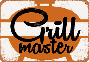 Grill Master - Metal Sign