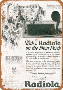 1924 Radiola Regenoflex - Metal Sign