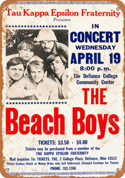 1967 The Beach Boys in Ohio - Metal Sign