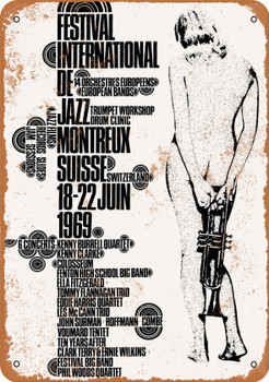 1969 Montreux Jazz Festival - Metal Sign