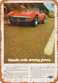 1970 Chevrolet Corvette - Metal Sign