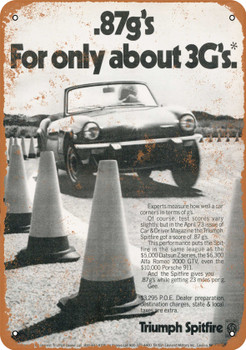 1974 Triumph Spitfire - Metal Sign