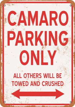 CAMARO Parking Only - Metal Sign