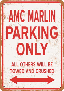AMC MARLIN Parking Only - Metal Sign