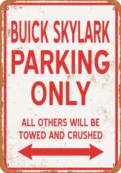BUICK SKYLARK Parking Only - Metal Sign