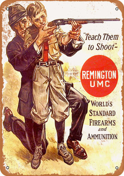 1916 Remington Firearms - Metal Sign