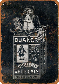 1896 Quaker Oats - Metal Sign