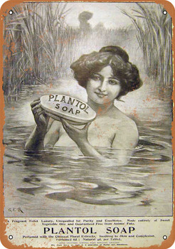 1903 Plantol Soap - Metal Sign