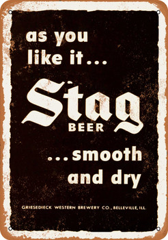 1949 Stag Beer - Metal Sign