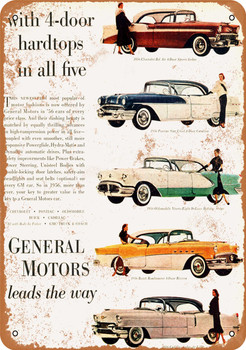 1956 General Motors All Makes - Metal Sign