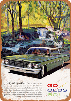 1960 Oldsmobile - Metal Sign