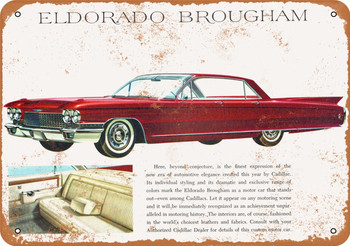 1960 Cadillac Eldorado Brougham - Metal Sign