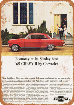 1965 Chevrolet Nova SS Coupe - Metal Sign