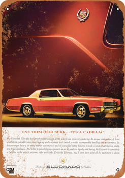 1967 Cadillac Eldorado - Metal Sign