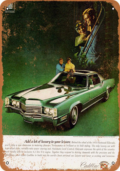 1970 Cadillac Eldorado - Metal Sign