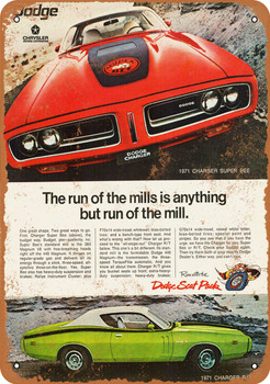 1971 Dodge Charger Super Bee and R/T - Metal Sign