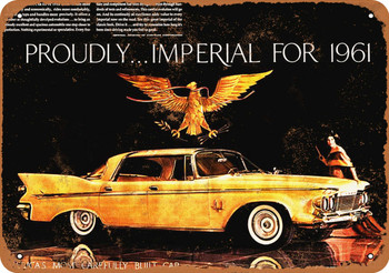 1961 Chrysler Imperial - Metal Sign