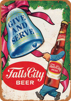 Fall City Beer Christmas - Metal Sign