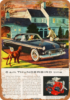 1955 Ford Thunderbird - Metal Sign 2
