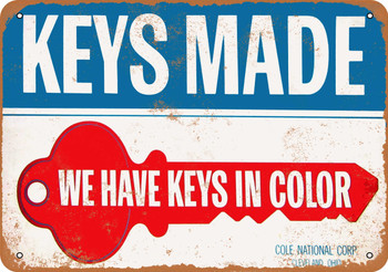 Keys Made Here - Metal Sign