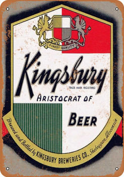Kingsbury Beer - Metal Sign 2