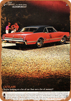 1966 Oldsmobile Cutlass - Metal Sign