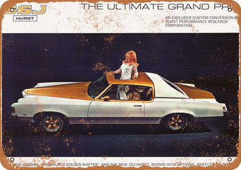 1971 Pontiac Grand Prix - Metal Sign