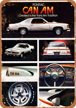 1977 Pontiac Can Am - Metal Sign