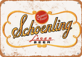 Schoenling Lager Beer - Metal Sign