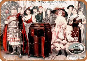 1920 Victor Talking Machine - Metal Sign
