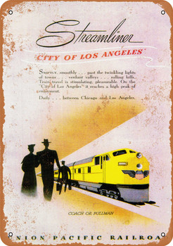 1952 Union Pacific Streamliners - Metal Sign
