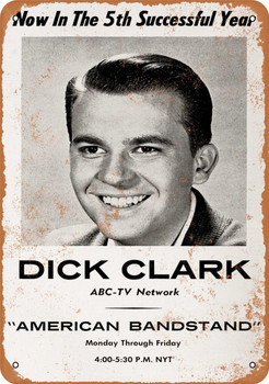 1961 Dick Clark American Bandstand - Metal Sign