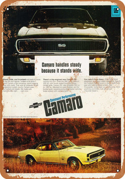 1967 Chevrolet Camaro SS Sport Coupe - Metal Sign