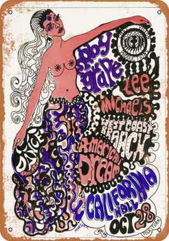 1967 Moby Grape in San Francisco - Metal Sign 2