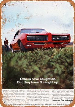 1968 Pontiac GTO - Metal Sign 2