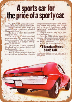 1970 American Motors AMX - Metal Sign