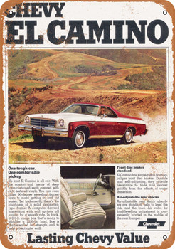 1974 Chevrolet El Camino - Metal Sign