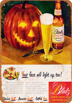 1947 Blatz Beer - Metal Sign