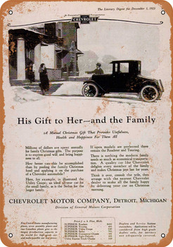 1924 Chevrolet - Metal Sign