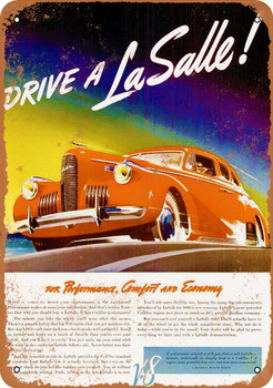 1940 LaSalle - Metal Sign