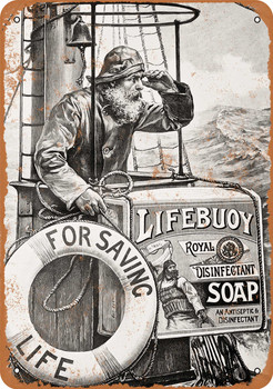1903 Lifebuoy Soap - Metal Sign