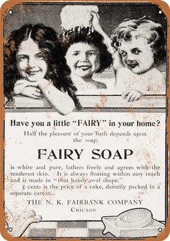1904 Fairy Soap - Metal Sign
