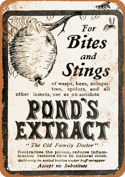 1905 Pond's Extract - Metal Sign