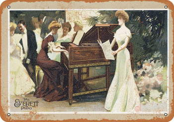 1907 Everett Pianos - Metal Sign