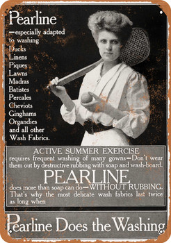 1909 Pearline Laundry Soap - Metal Sign